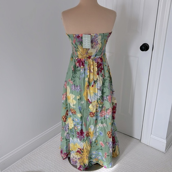 H&M Green Floral Halter Maxi Dress - Picture 5 of 11